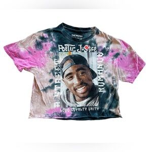 Chemistry Poetic Justice Tupac Crop Top Tee Girls